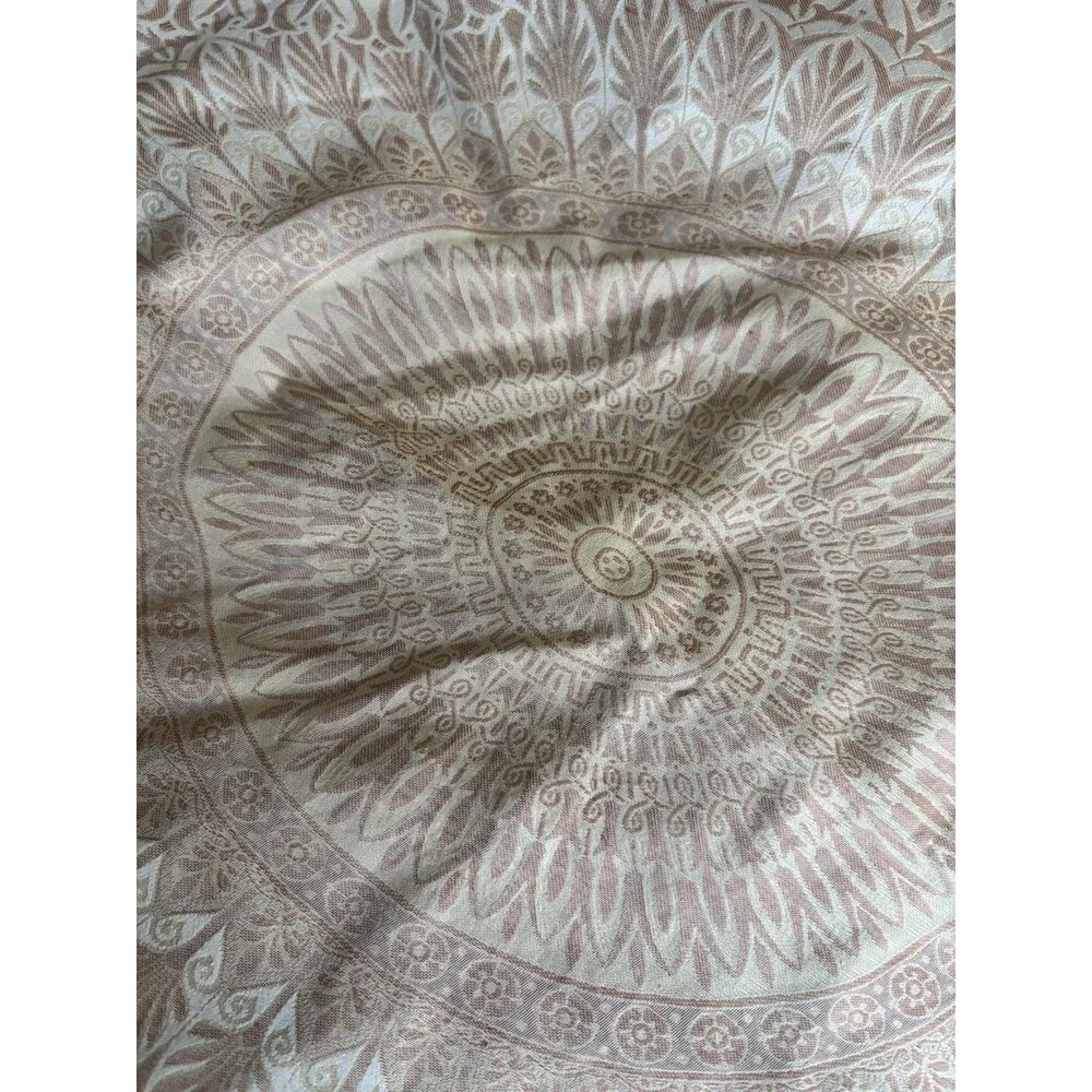 Peacock Alley Couture Gold Medallion King Duvet w/2 Shams Egyptian Cotton USA